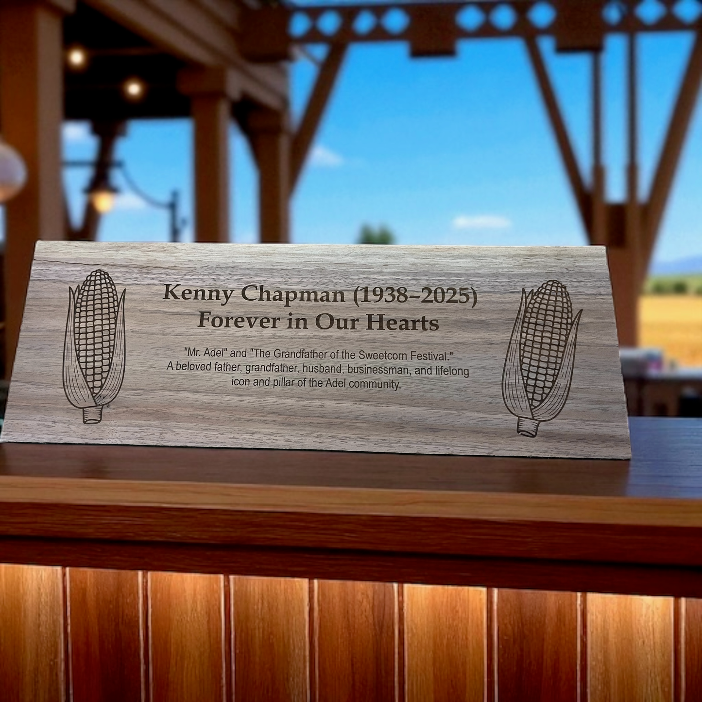 Custom Wood Engraving