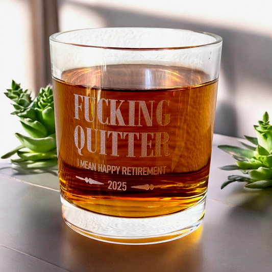 Custom Engraved Whiskey Glass